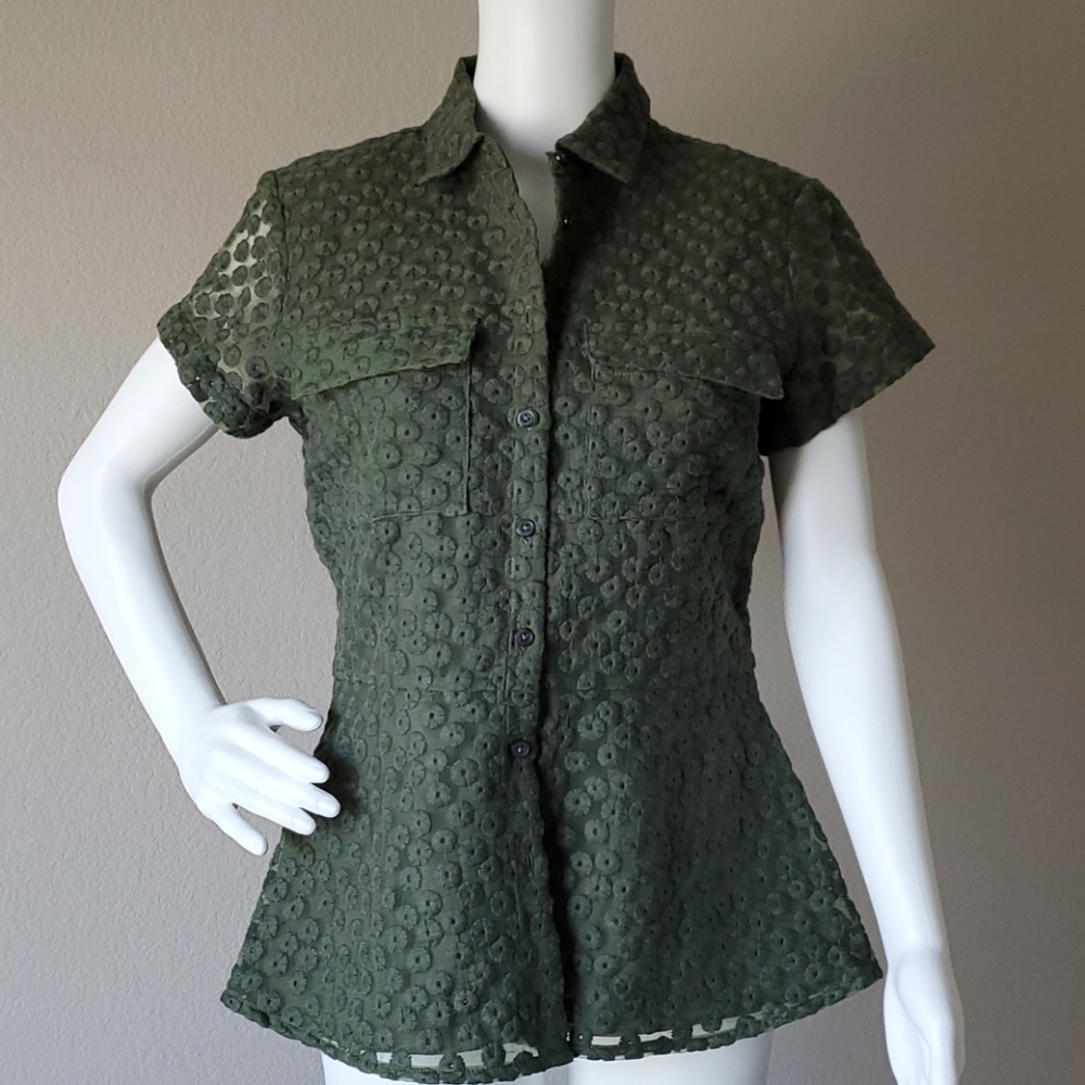 NWT Banana Republic short sleeve blouse